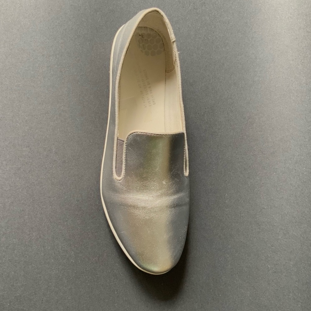 Fit Flop Silver Skate Sneakers. Slip on with Supercomff soles. - Picture 2 of 12